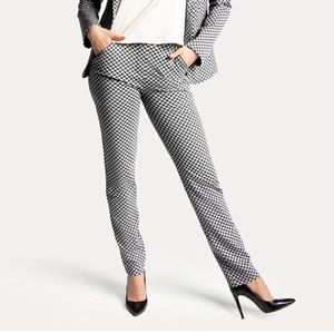 Betabrand catstooth pants sz small